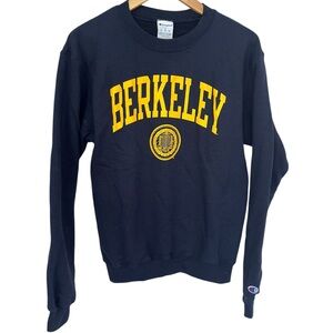 University of California Berkeley Crewneck Sweatshirt Champion Unisex Navy Small